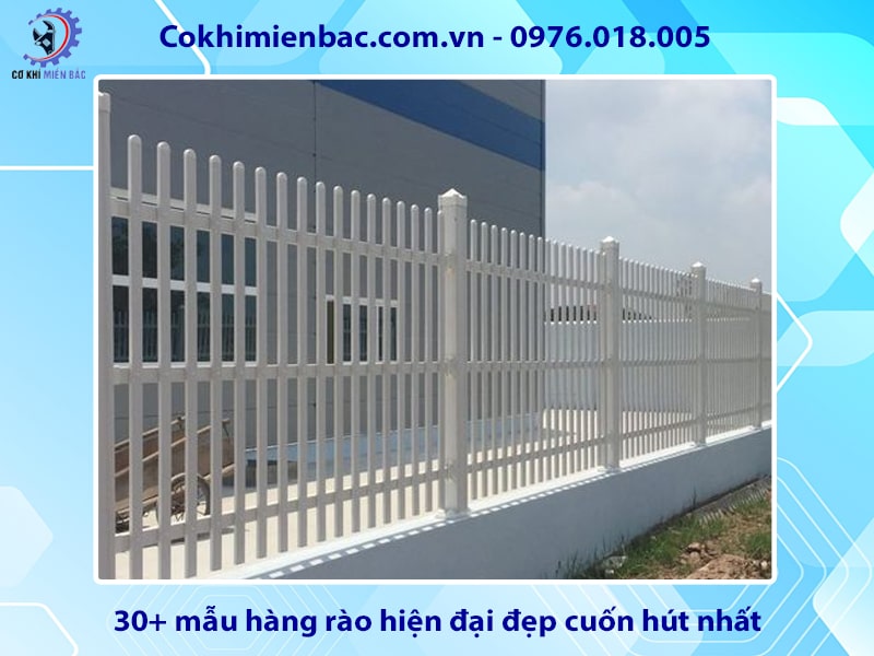 30+ mẫu hàng rào hiện đại đẹp cuốn hút nhất năm 2024