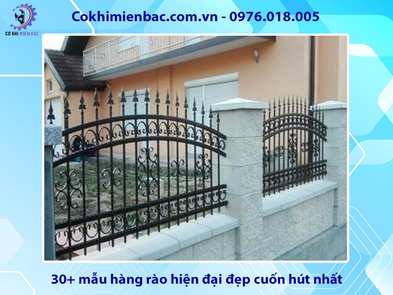 30+ mẫu hàng rào hiện đại đẹp cuốn hút nhất năm 2024