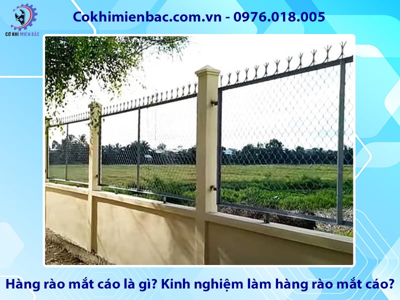 Hàng rào mắt cáo là gì? Kinh nghiệm làm hàng rào mắt cáo?