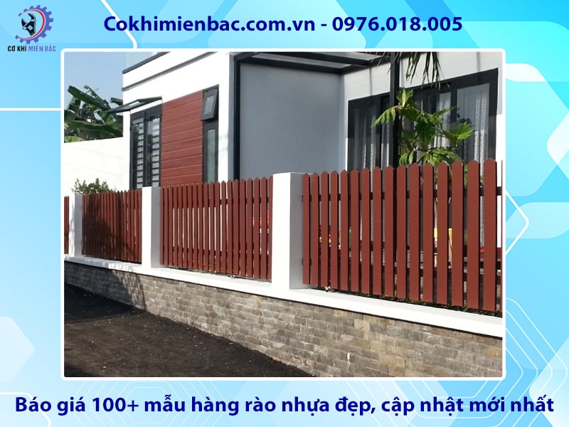 Báo giá 100+ mẫu hàng rào nhựa đẹp, cập nhật mới nhất