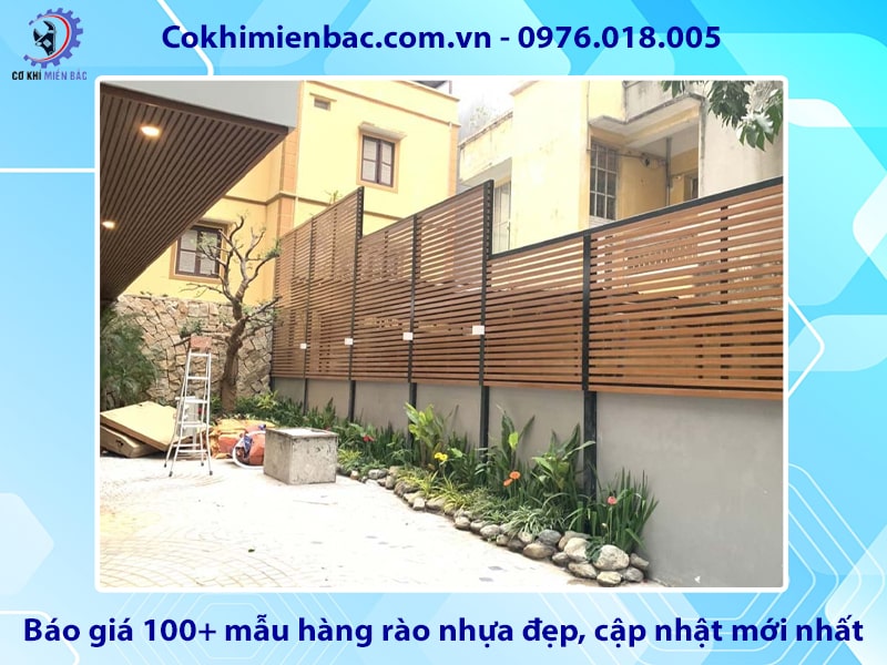 Báo giá 100+ mẫu hàng rào nhựa đẹp, cập nhật mới nhất