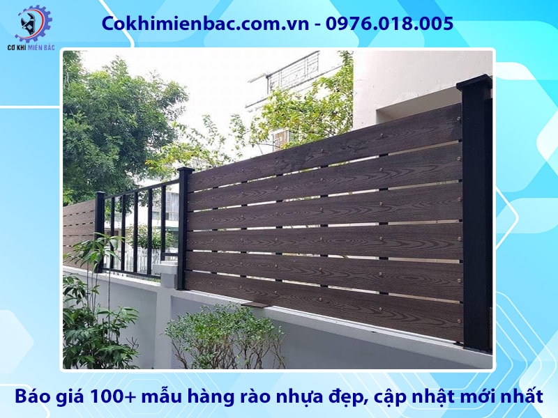 Báo giá 100+ mẫu hàng rào nhựa đẹp, cập nhật mới nhất