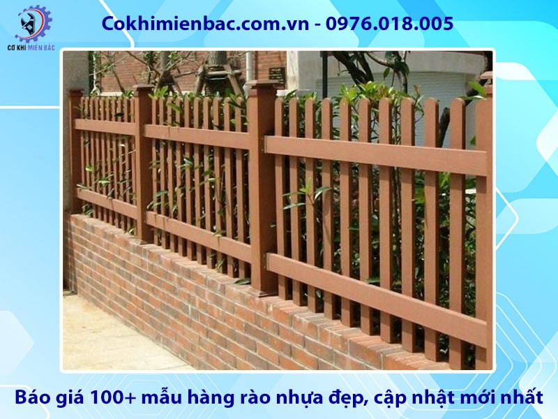 Báo giá 100+ mẫu hàng rào nhựa đẹp, cập nhật mới nhất