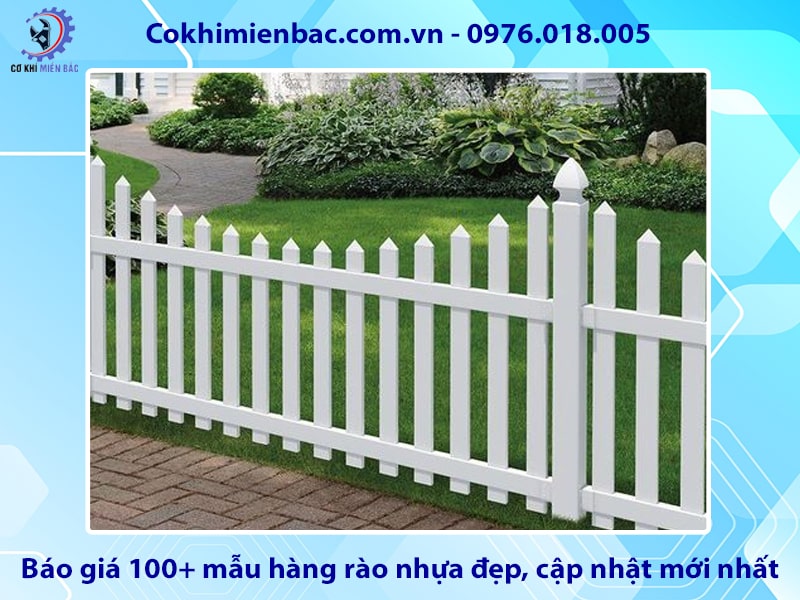 Báo giá 100+ mẫu hàng rào nhựa đẹp, cập nhật mới nhất