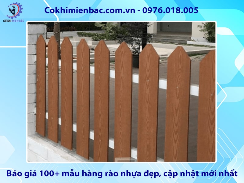 Báo giá 100+ mẫu hàng rào nhựa đẹp, cập nhật mới nhất