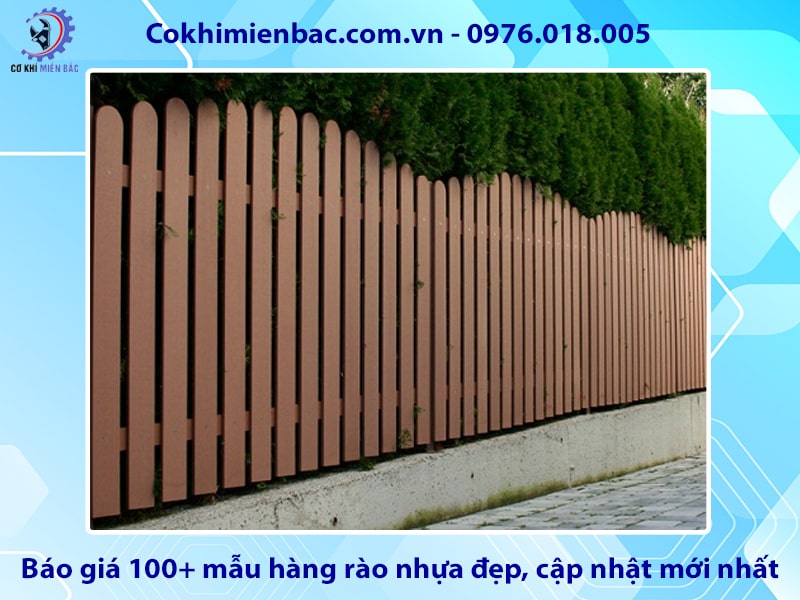 Báo giá 100+ mẫu hàng rào nhựa đẹp, cập nhật mới nhất