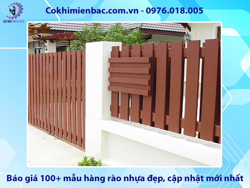 Báo giá 100+ mẫu hàng rào nhựa đẹp, cập nhật mới nhất