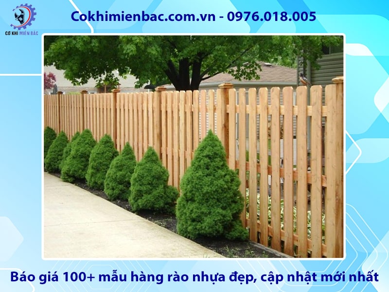 Báo giá 100+ mẫu hàng rào nhựa đẹp, cập nhật mới nhất