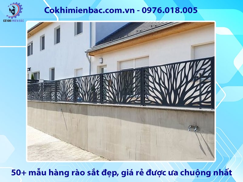 50+ mẫu hàng rào sắt đẹp, giá rẻ được ưa chuộng nhất 2024