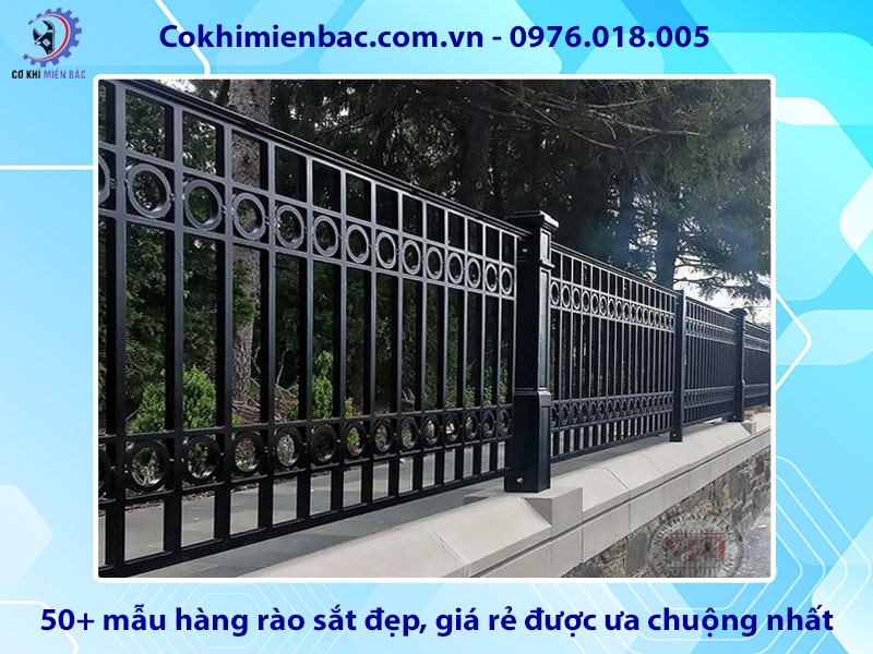 50+ mẫu hàng rào sắt đẹp, giá rẻ được ưa chuộng nhất 2024