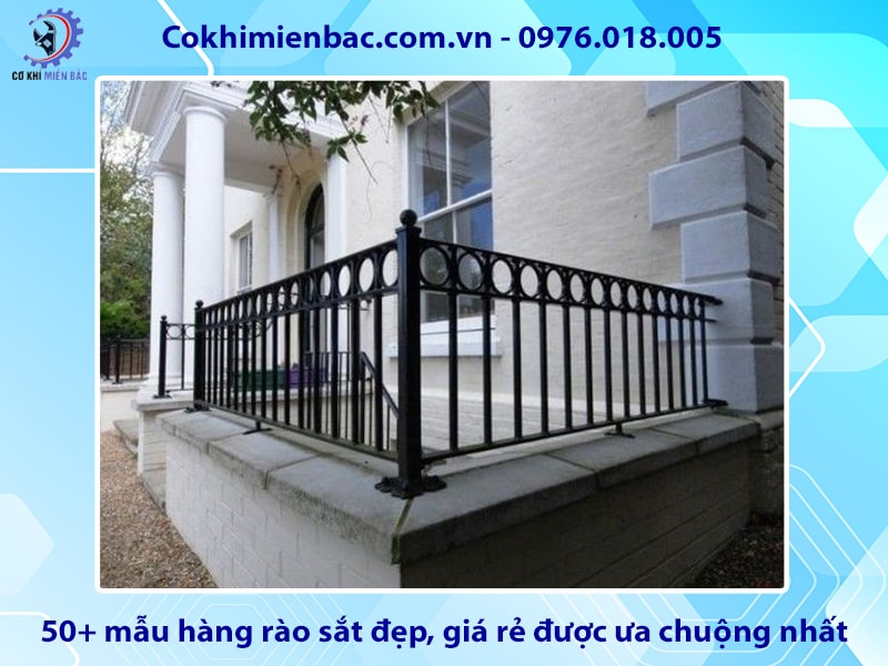 50+ mẫu hàng rào sắt đẹp, giá rẻ được ưa chuộng nhất 2024