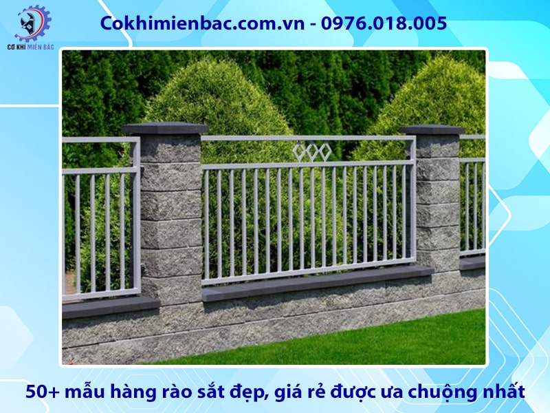 50+ mẫu hàng rào sắt đẹp, giá rẻ được ưa chuộng nhất 2024