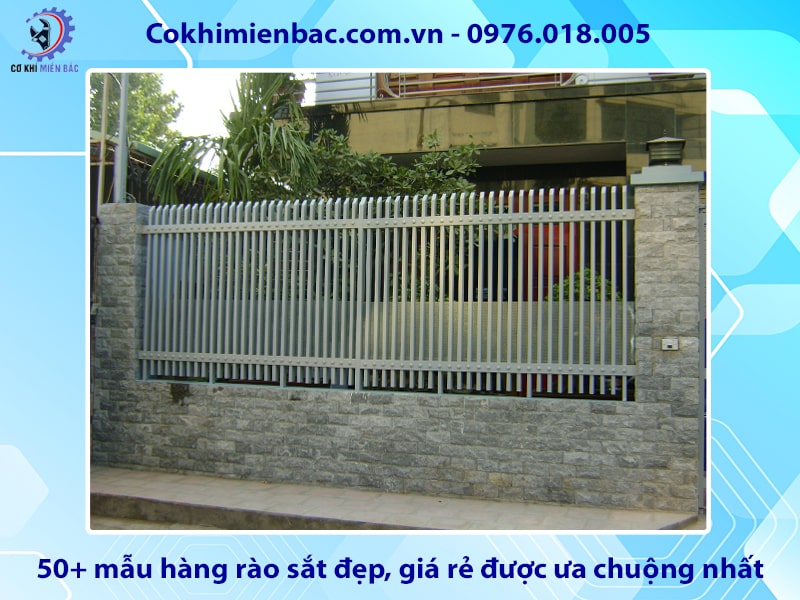 50+ mẫu hàng rào sắt đẹp, giá rẻ được ưa chuộng nhất 2024