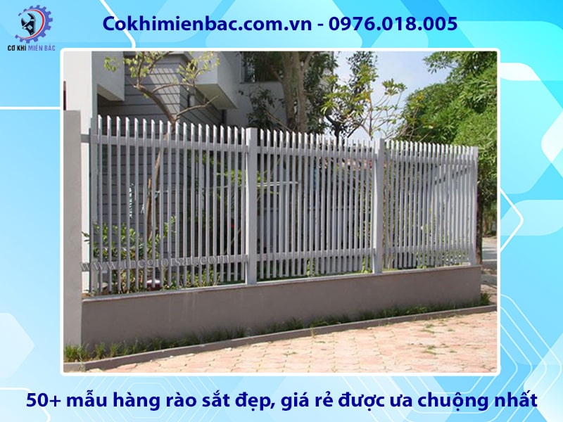 50+ mẫu hàng rào sắt đẹp, giá rẻ được ưa chuộng nhất 2024