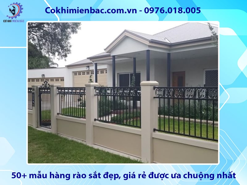 50+ mẫu hàng rào sắt đẹp, giá rẻ được ưa chuộng nhất 2024