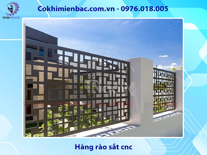 Hàng rào sắt cnc