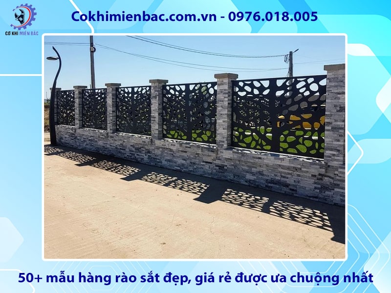 50+ mẫu hàng rào sắt đẹp, giá rẻ được ưa chuộng nhất 2024