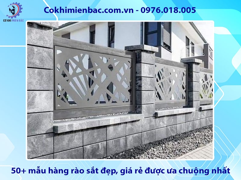 50+ mẫu hàng rào sắt đẹp, giá rẻ được ưa chuộng nhất 2024