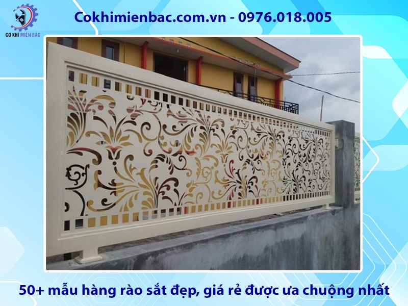 50+ mẫu hàng rào sắt đẹp, giá rẻ được ưa chuộng nhất 2024