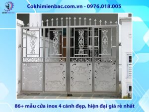 86+ mẫu cửa inox 4 cánh đẹp, hiện đại giá rẻ nhất năm 2024