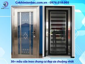 30+ mẫu cửa inox chung cư đẹp ưa chuộng nhất 2024