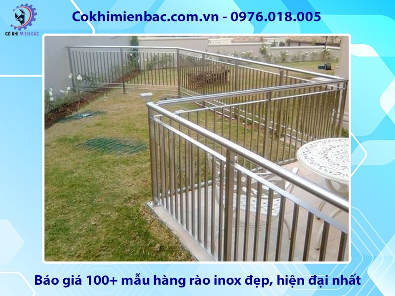 Báo giá 100+ mẫu hàng rào inox đẹp, hiện đại nhất năm 2024