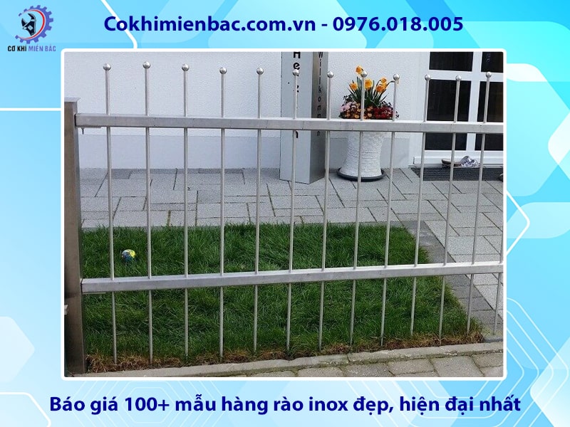 Báo giá 100+ mẫu hàng rào inox đẹp, hiện đại nhất năm 2024