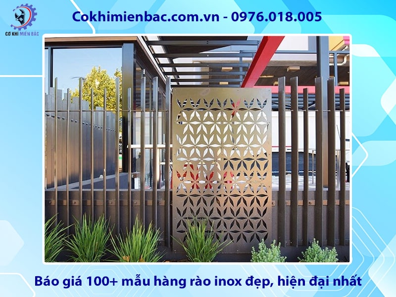 Báo giá 100+ mẫu hàng rào inox đẹp, hiện đại nhất năm 2024