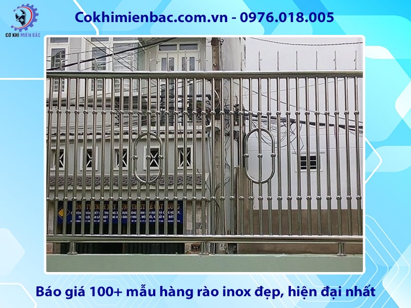 Báo giá 100+ mẫu hàng rào inox đẹp, hiện đại nhất năm 2024