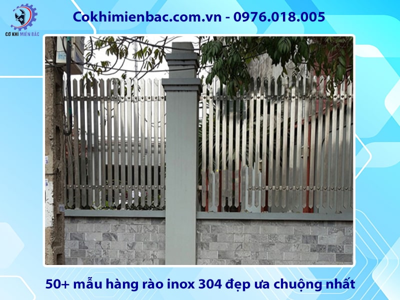 50+ mẫu hàng rào inox 304 đẹp ưa chuộng nhất năm 2024