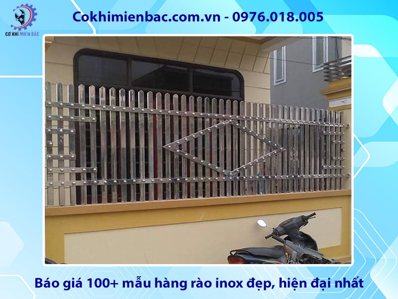 Báo giá 100+ mẫu hàng rào inox đẹp, hiện đại nhất năm 2024