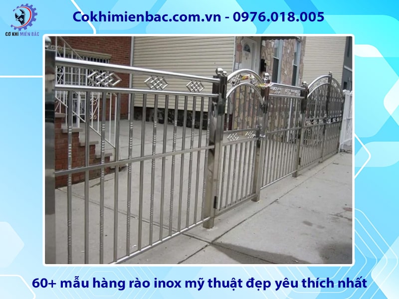 60+ mẫu hàng rào inox mỹ thuật đẹp yêu thích nhất năm 2024