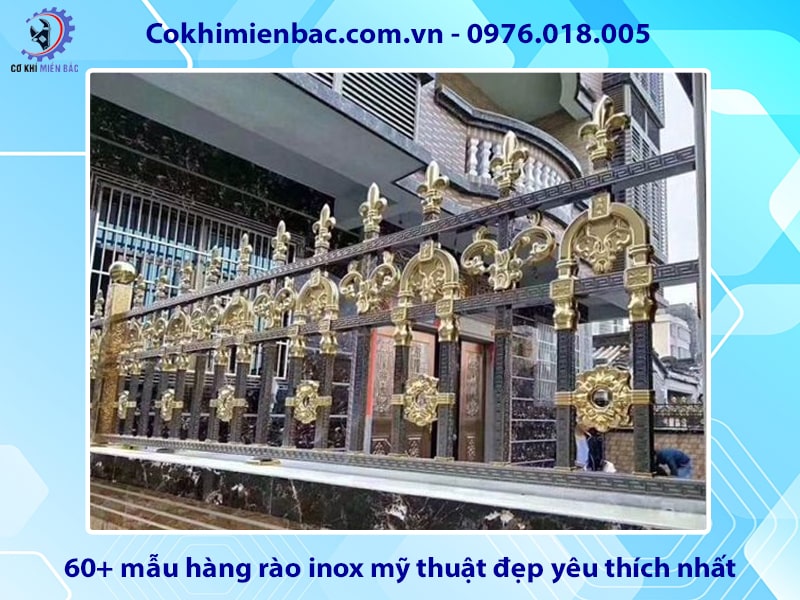 60+ mẫu hàng rào inox mỹ thuật đẹp yêu thích nhất năm 2024