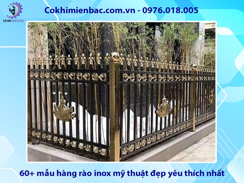 60+ mẫu hàng rào inox mỹ thuật đẹp yêu thích nhất năm 2024