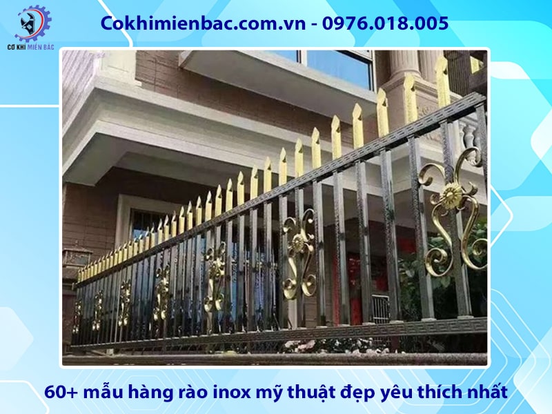 60+ mẫu hàng rào inox mỹ thuật đẹp yêu thích nhất năm 2024