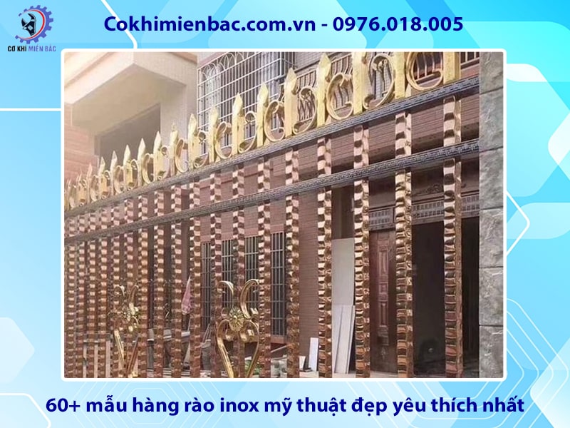 60+ mẫu hàng rào inox mỹ thuật đẹp yêu thích nhất năm 2024