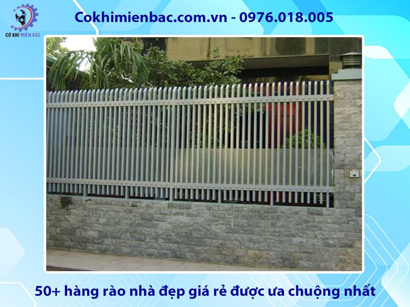 50+ hàng rào nhà đẹp giá rẻ được ưa chuộng nhất năm 2024