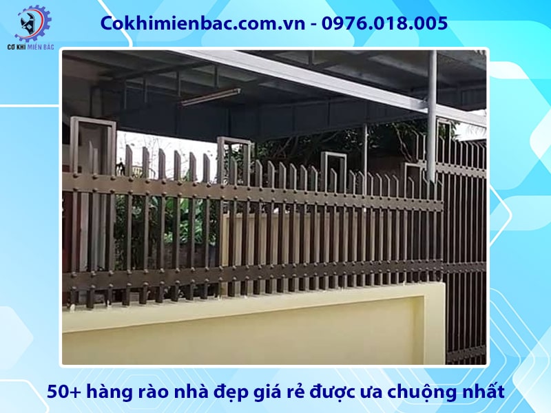 50+ hàng rào nhà đẹp giá rẻ được ưa chuộng nhất năm 2024