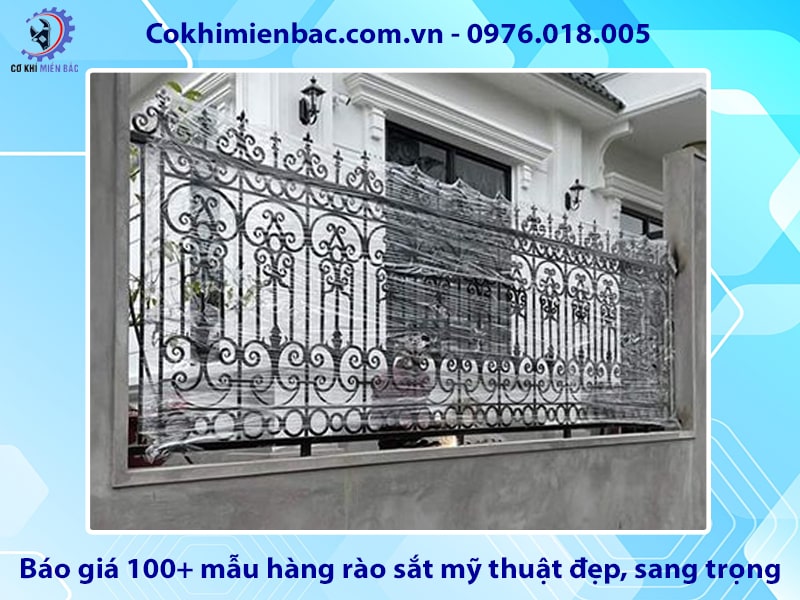 Báo giá 100+ mẫu hàng rào sắt mỹ thuật đẹp, sang trọng