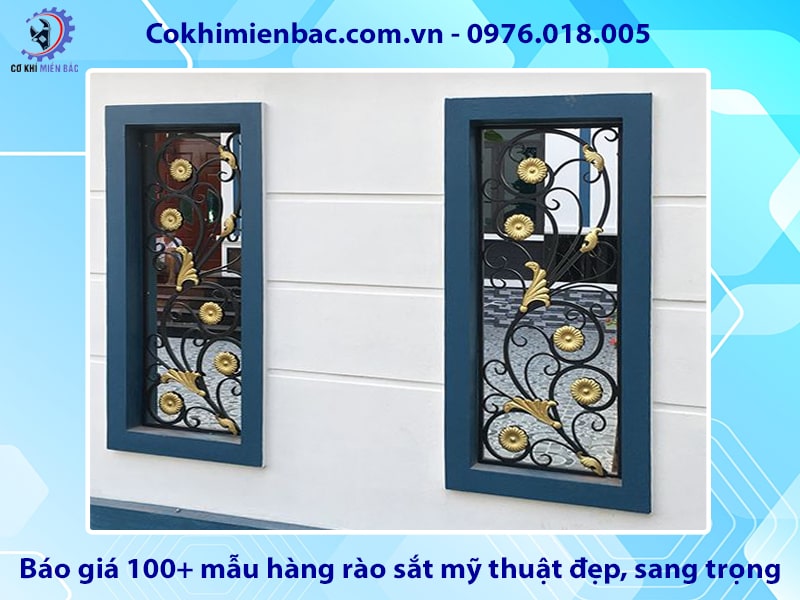 Báo giá 100+ mẫu hàng rào sắt mỹ thuật đẹp, sang trọng