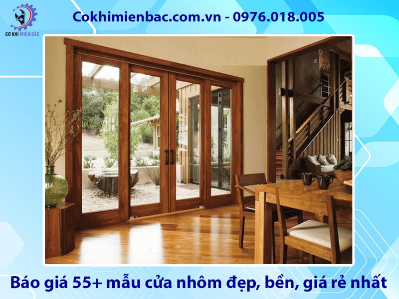 Báo giá 55+ mẫu cửa nhôm đẹp, bền, giá rẻ nhất năm 2025