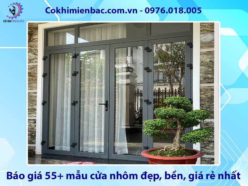 Báo giá 55+ mẫu cửa nhôm đẹp, bền, giá rẻ nhất năm 2025