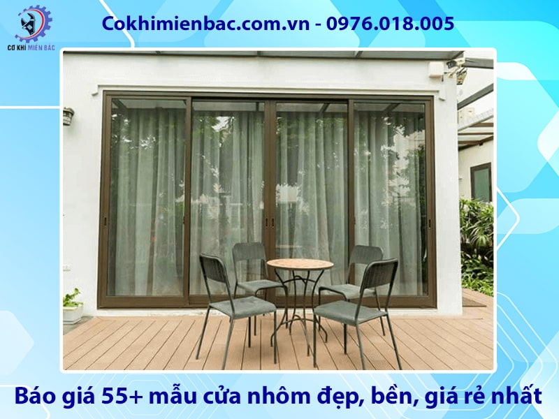 Báo giá 55+ mẫu cửa nhôm đẹp, bền, giá rẻ nhất năm 2025