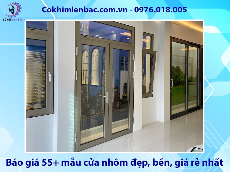 Báo giá 55+ mẫu cửa nhôm đẹp, bền, giá rẻ nhất năm 2025