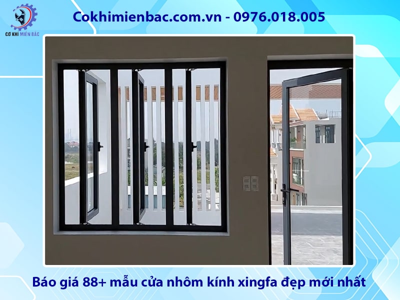 Báo giá 88+ mẫu cửa nhôm kính xingfa đẹp mới nhất 2025