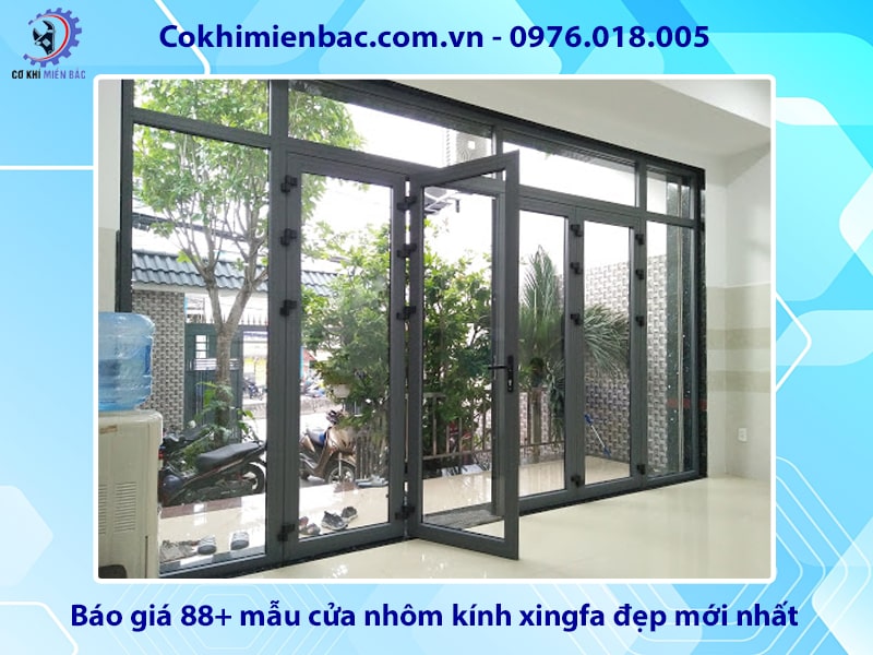 Báo giá 88+ mẫu cửa nhôm kính xingfa đẹp mới nhất 2025