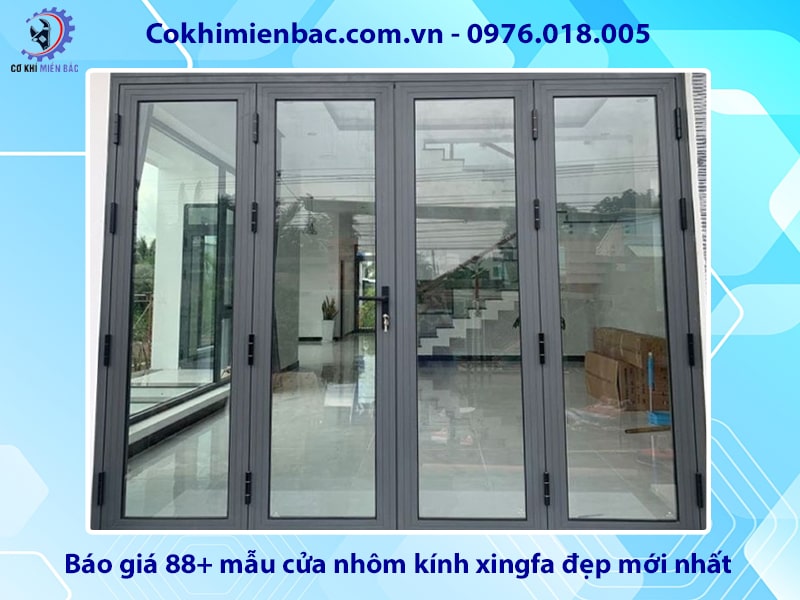 Báo giá 88+ mẫu cửa nhôm kính xingfa đẹp mới nhất 2025