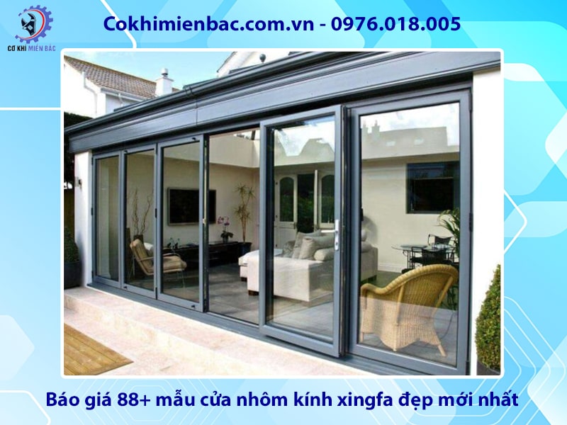 Báo giá 88+ mẫu cửa nhôm kính xingfa đẹp mới nhất 2025