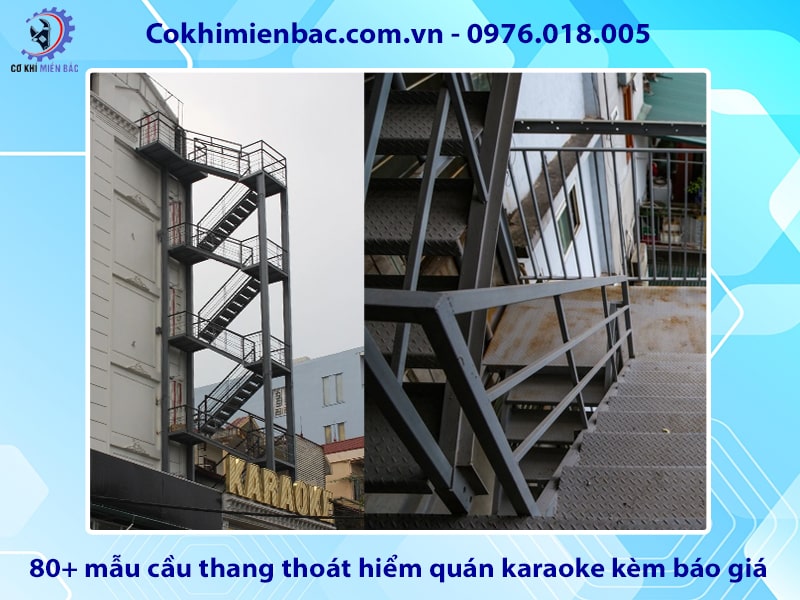 80+ mẫu cầu thang thoát hiểm quán karaoke kèm báo giá