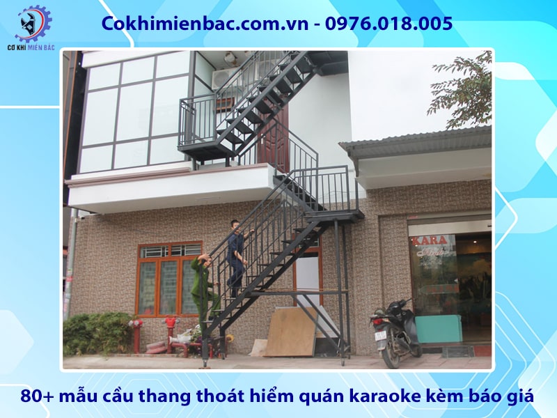 80+ mẫu cầu thang thoát hiểm quán karaoke kèm báo giá